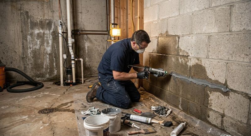 Basement Seepage Repair in Sarasota, FL
