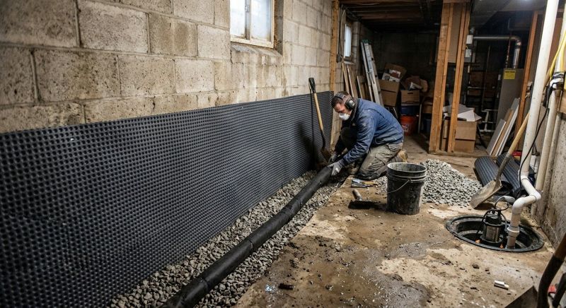Basement Walls Waterproofing in Fredericksburg, VA